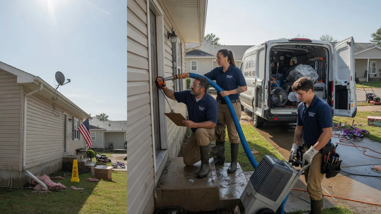 Ceiling Water Damage Restoration in Weston, ID near me